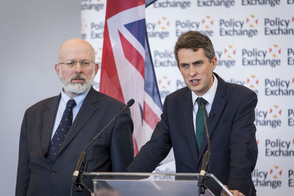 Dean and the Secretary of State for Defence Gavin Williamson
