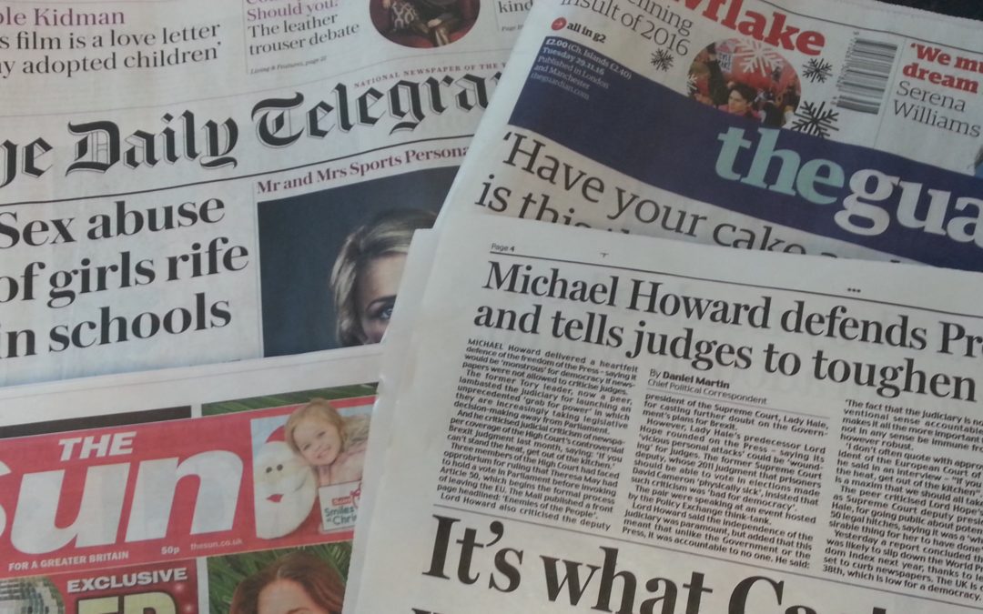 Media coverage of Policy Exchange’s panel on ‘Criticism and Accountability in Judging’