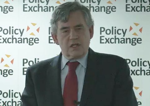 VIDEO: Rt Hon Gordon Brown speaks at the launch of Policy Exchange’s ‘Cost of Doing Nothing’ report