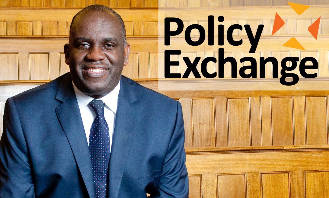 Dr Tony Sewell CBE joins Policy Exchange