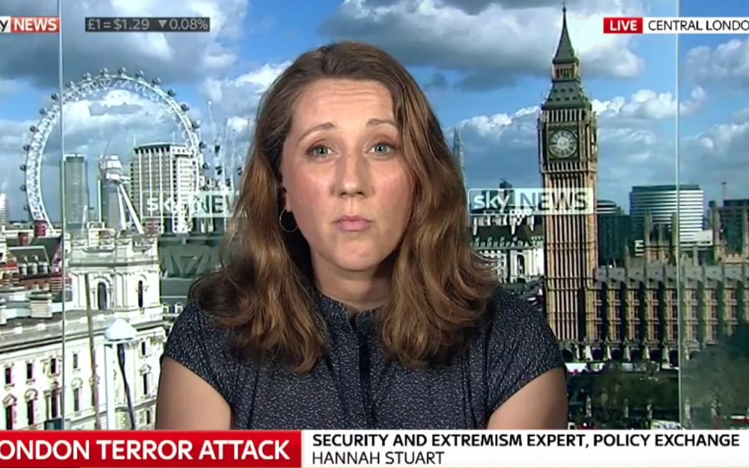 Policy Exchange’s Hannah Stuart appears on Sky News