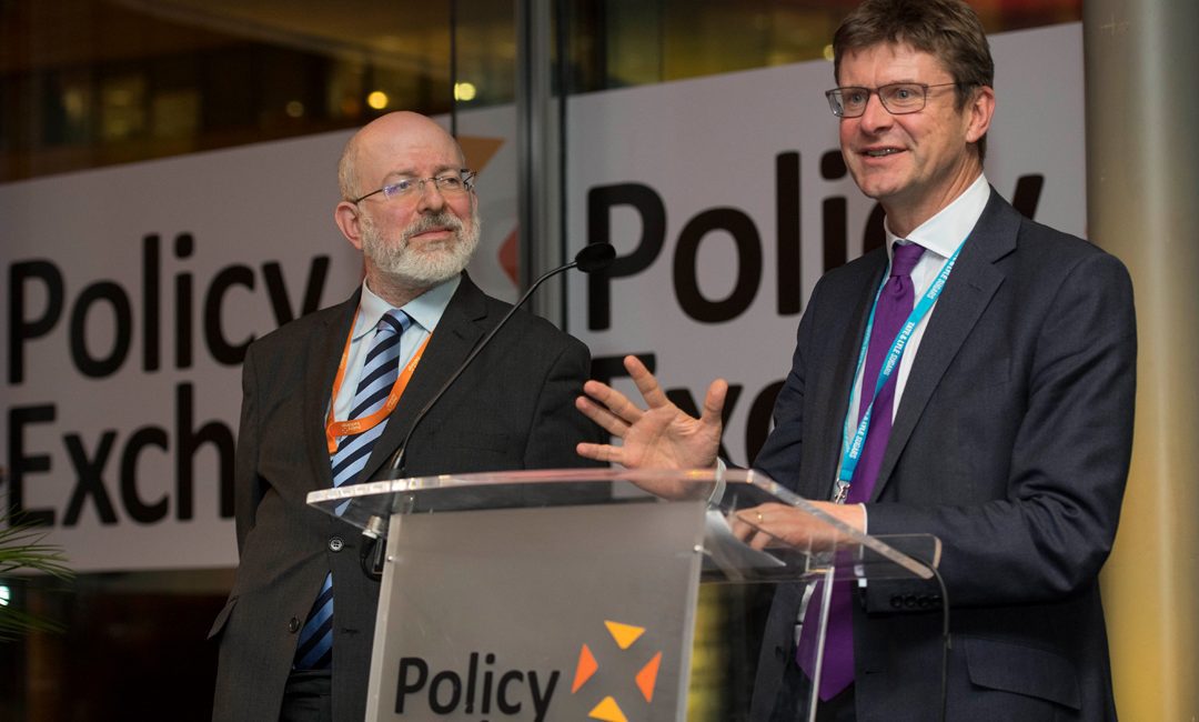 Rt Hon Greg Clark MP delivers remarks at annual Policy Exchange drinks reception