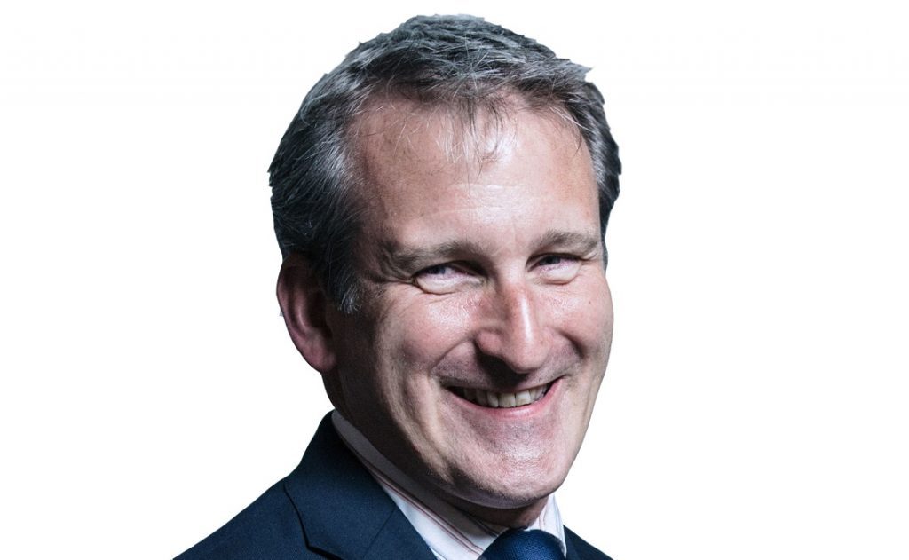 Damian Hinds smiling