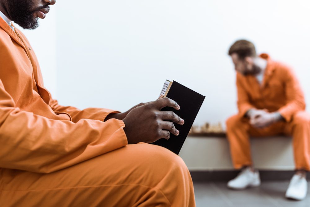 Prisoner reading