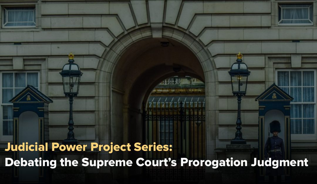Philippe Lagassé: Taming the Crown in Court: Waning Executive Dominance in the United Kingdom